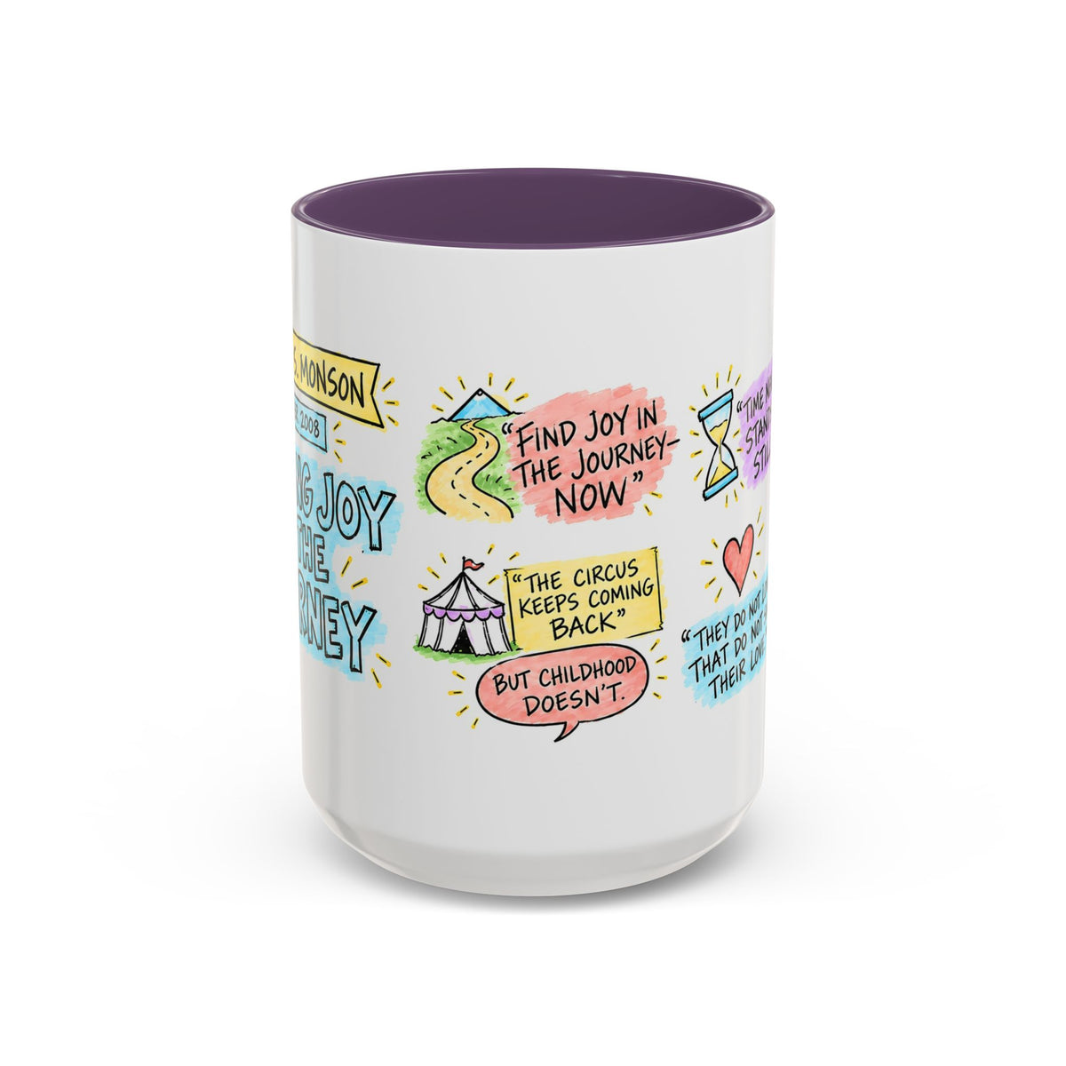 Finding Joy in the Journey Sketch Note Mug — Thomas S. Monson