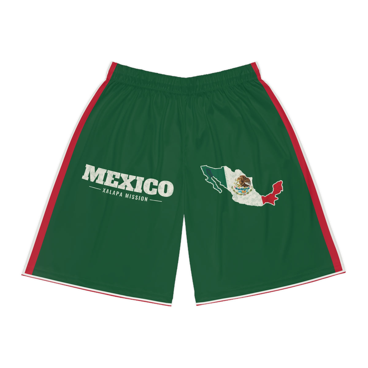 Mexico Xalapa Mission Basketball Shorts