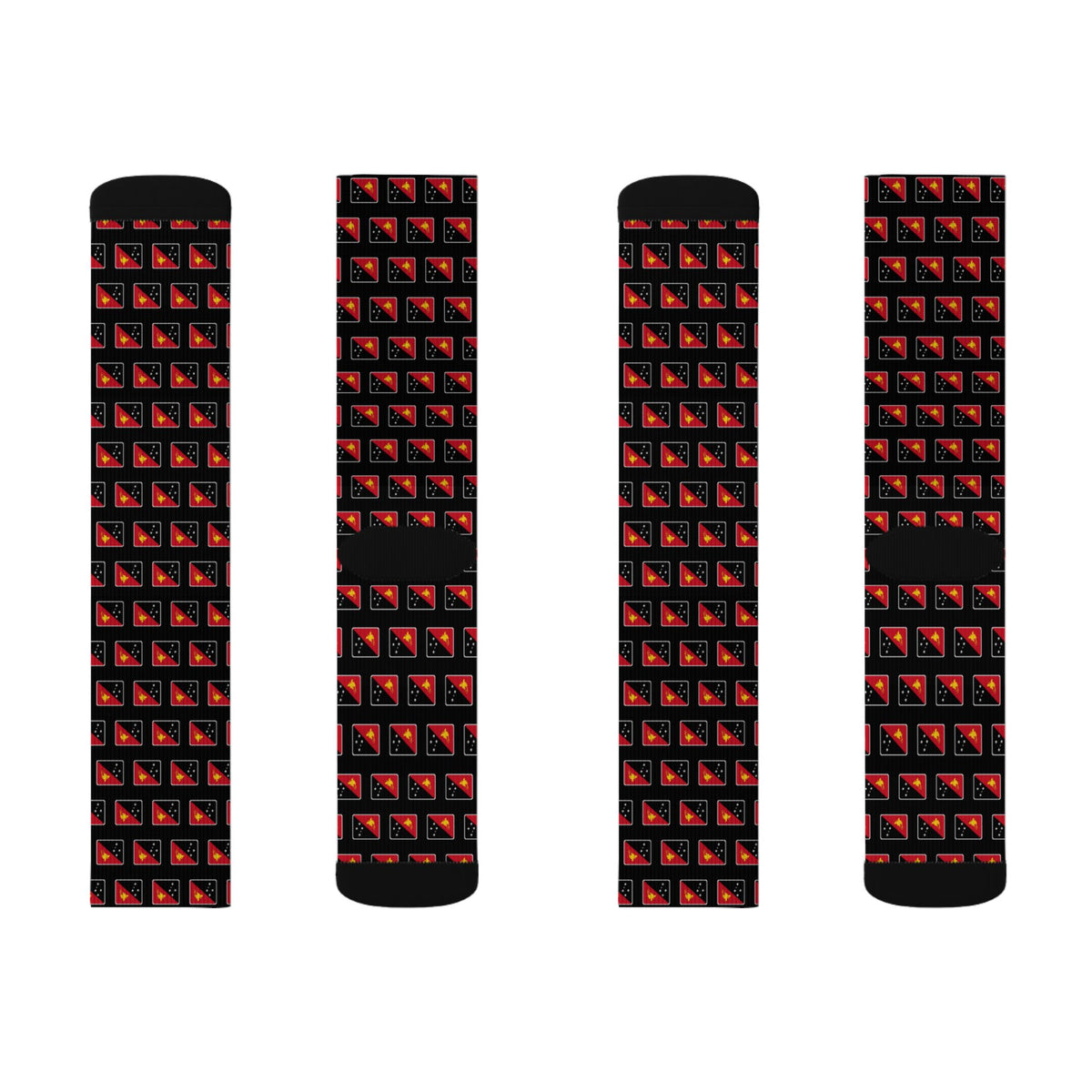 Papua New Guinea Mission Flag Socks