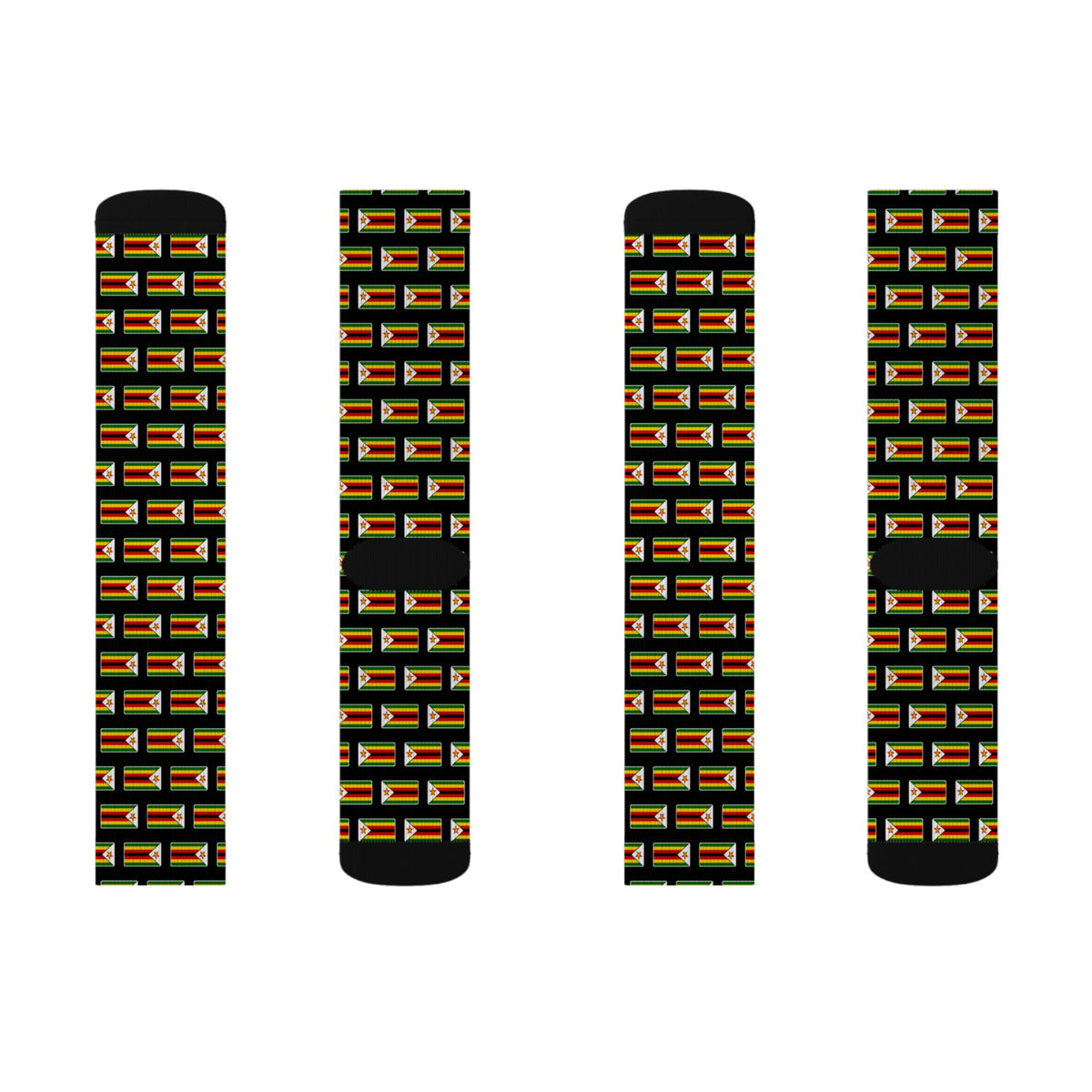 Zimbabwe Mission Flag Socks
