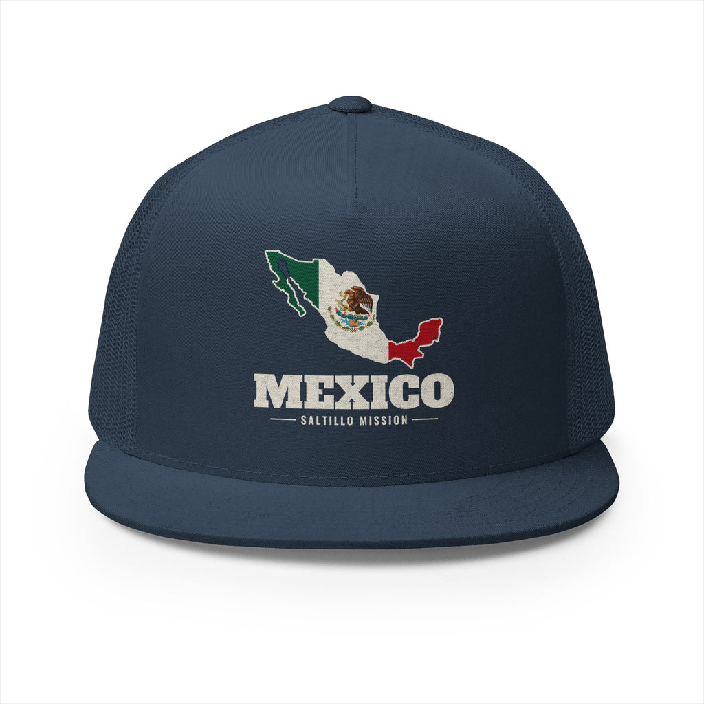 Mexico Saltillo Mission Flag Map Trucker Hat