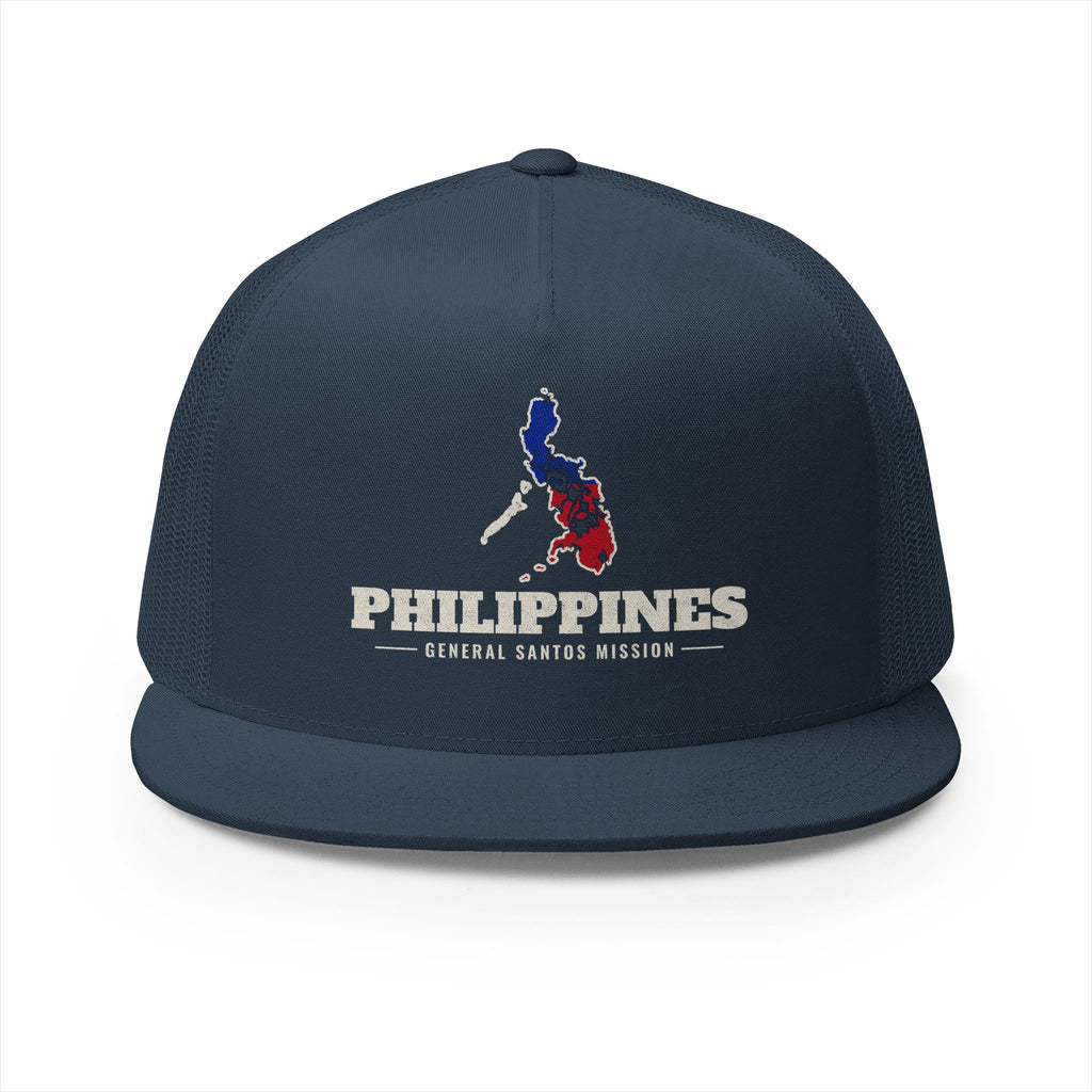 Philippines General Santos Mission Flag Map Trucker Hat