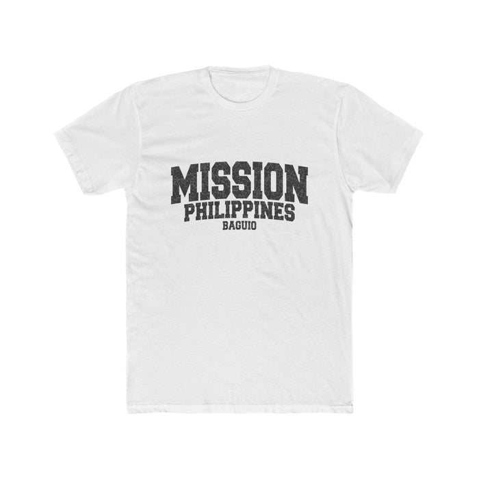 Philippines Baguio Mission T-Shirt in Solid White, front view