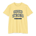 Press Forward shirt in Bislama on Banana Cream: “GOHED STRONG”, Seken Nifae 31:20