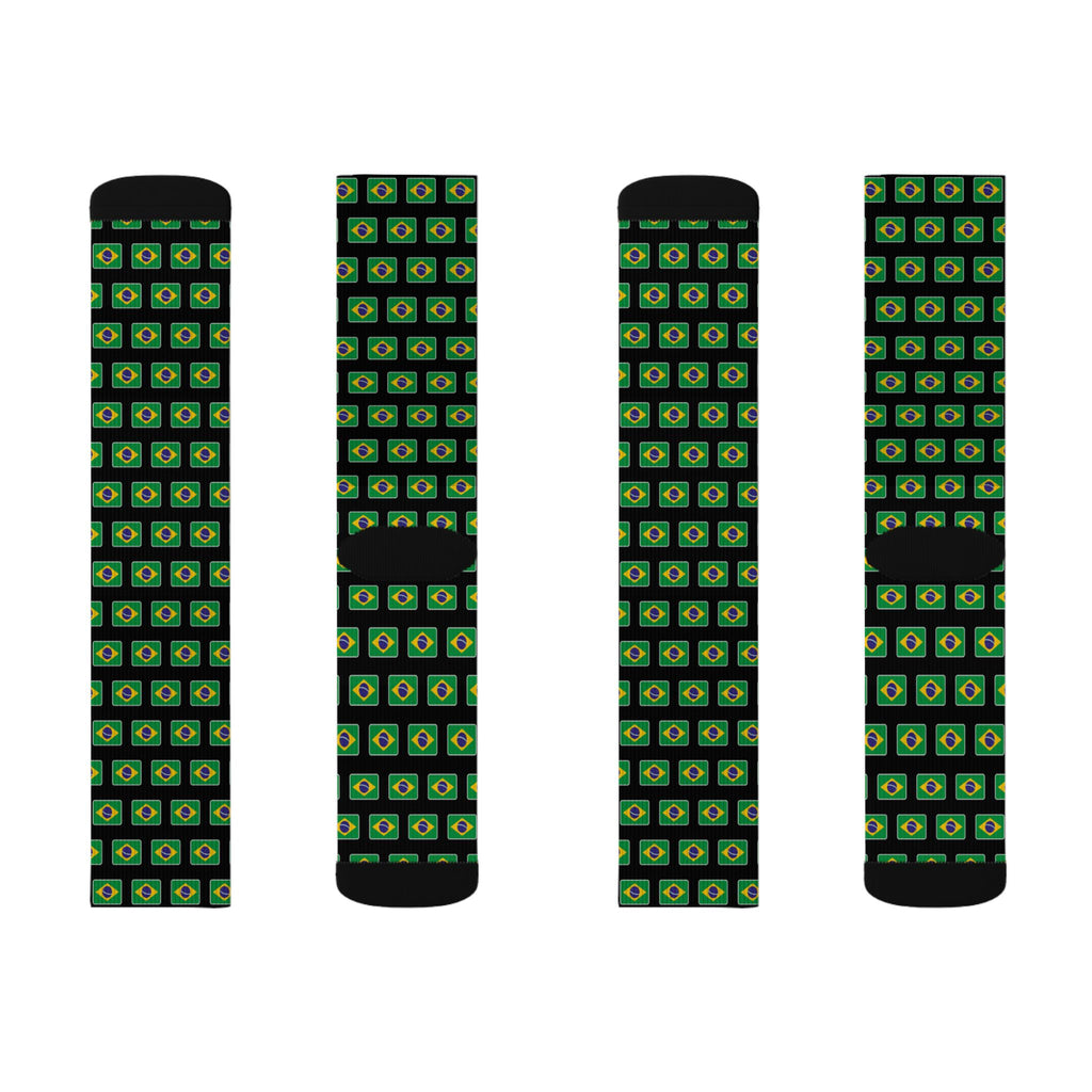 Brazil Curitiba Mission Flag Socks