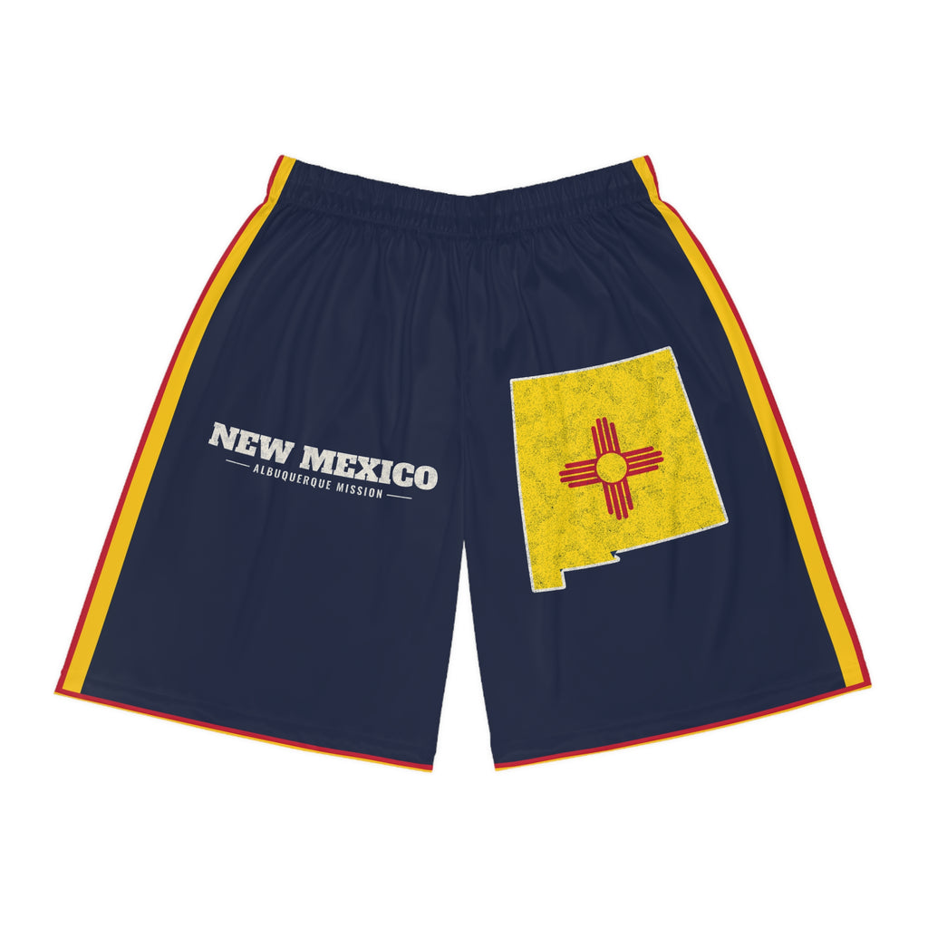 New Mexico Albuquerque Mission Basketball Shorts