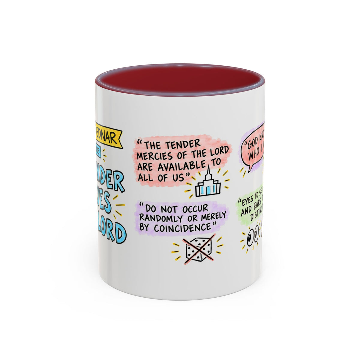The Tender Mercies of the Lord Sketch Note Mug — David A. Bednar