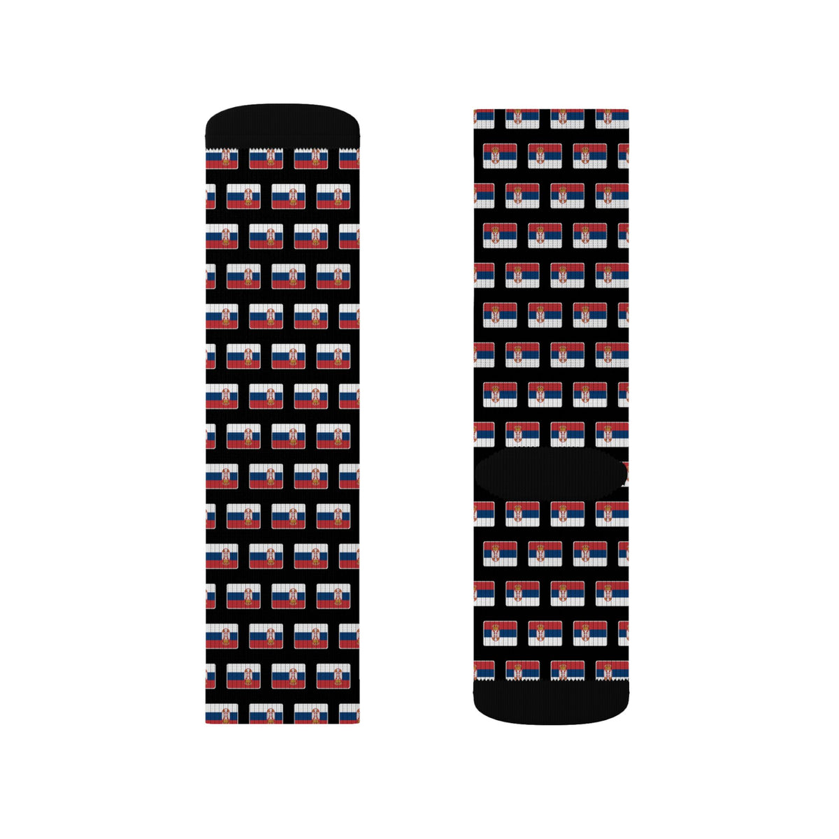 Serbia Mission Flag Socks
