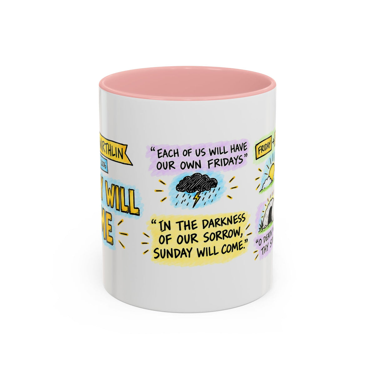 Sunday Will Come Sketch Note Mug — Joseph B. Wirthlin