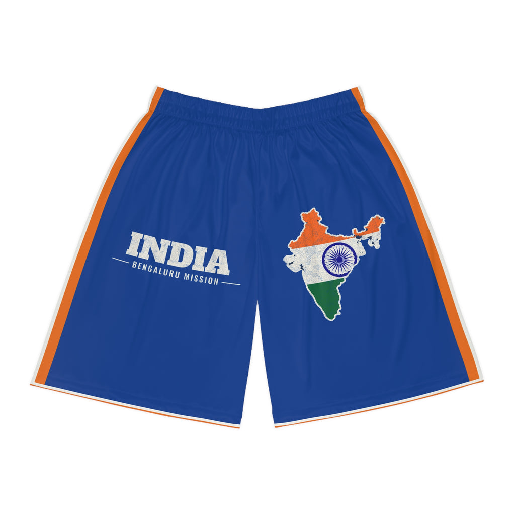 India Bengaluru Mission Basketball Shorts, front view