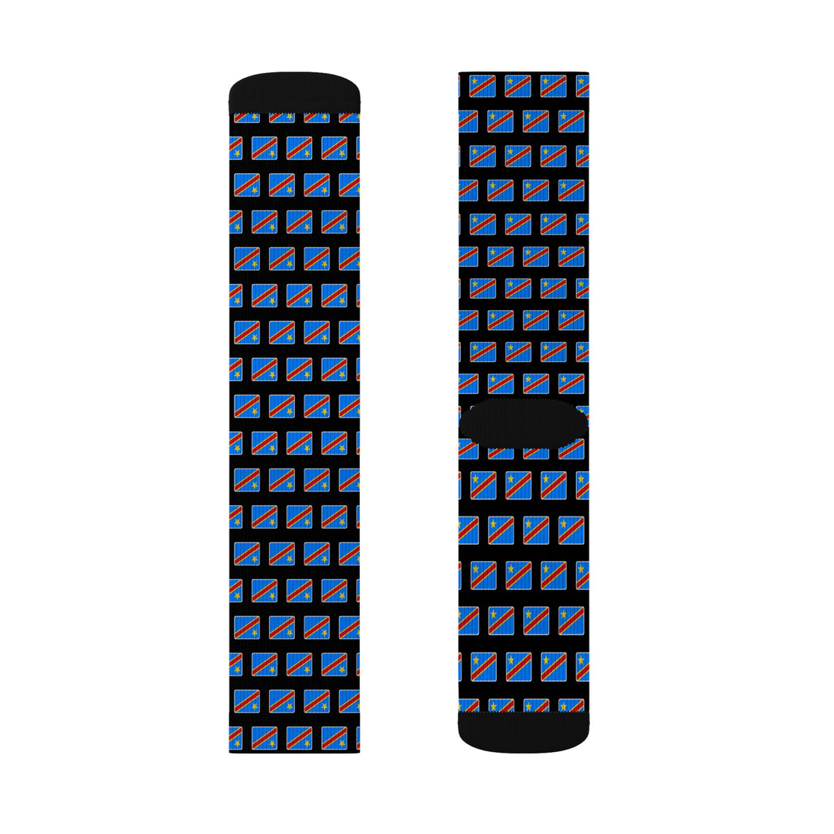 Democratic Republic of the Congo Mission Flag Socks
