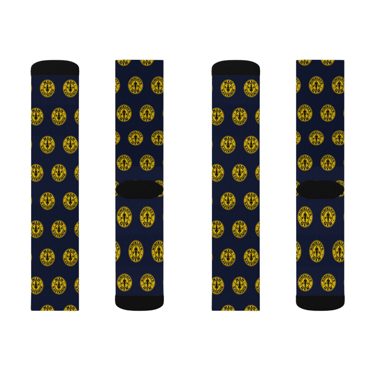 Gordon B. Hinckley Hinckley's Gym crew socks by Weak Things view 4