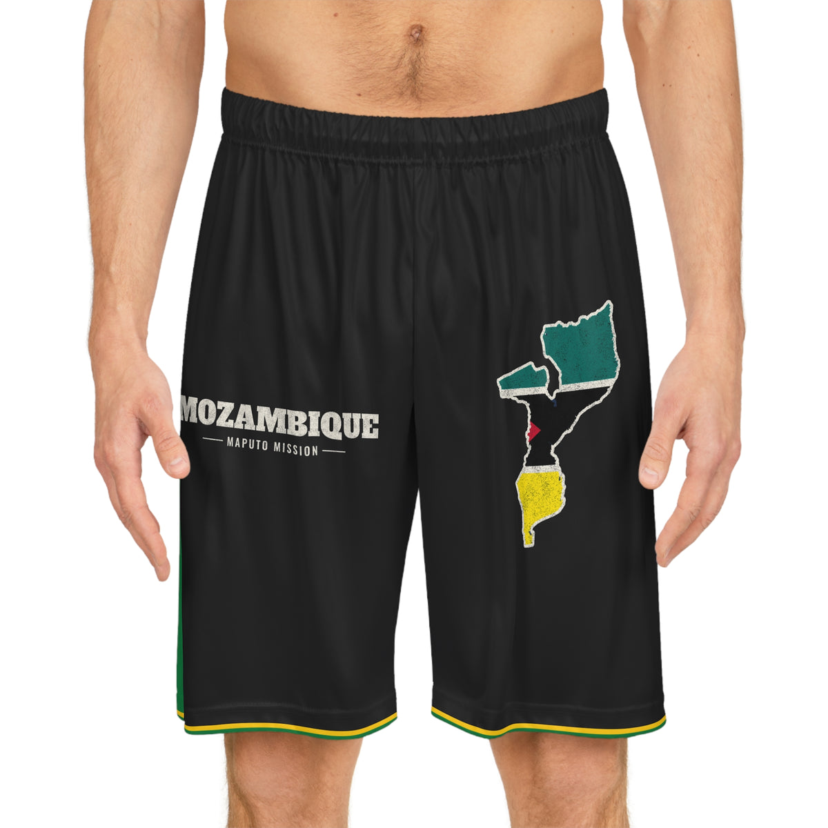Mozambique Maputo Mission Basketball Shorts