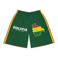 Bolivia Santa Cruz Mission Basketball Shorts, front view