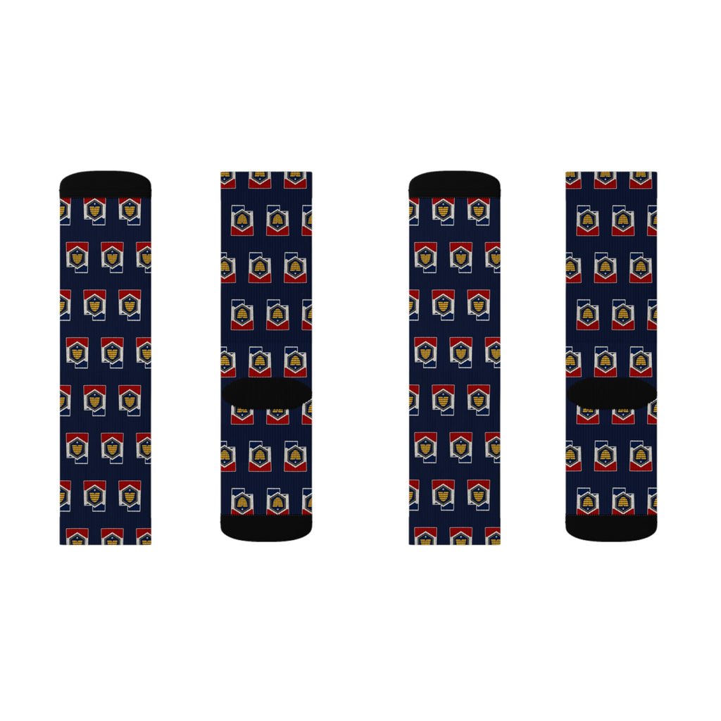 Utah Mission Flag Map Socks