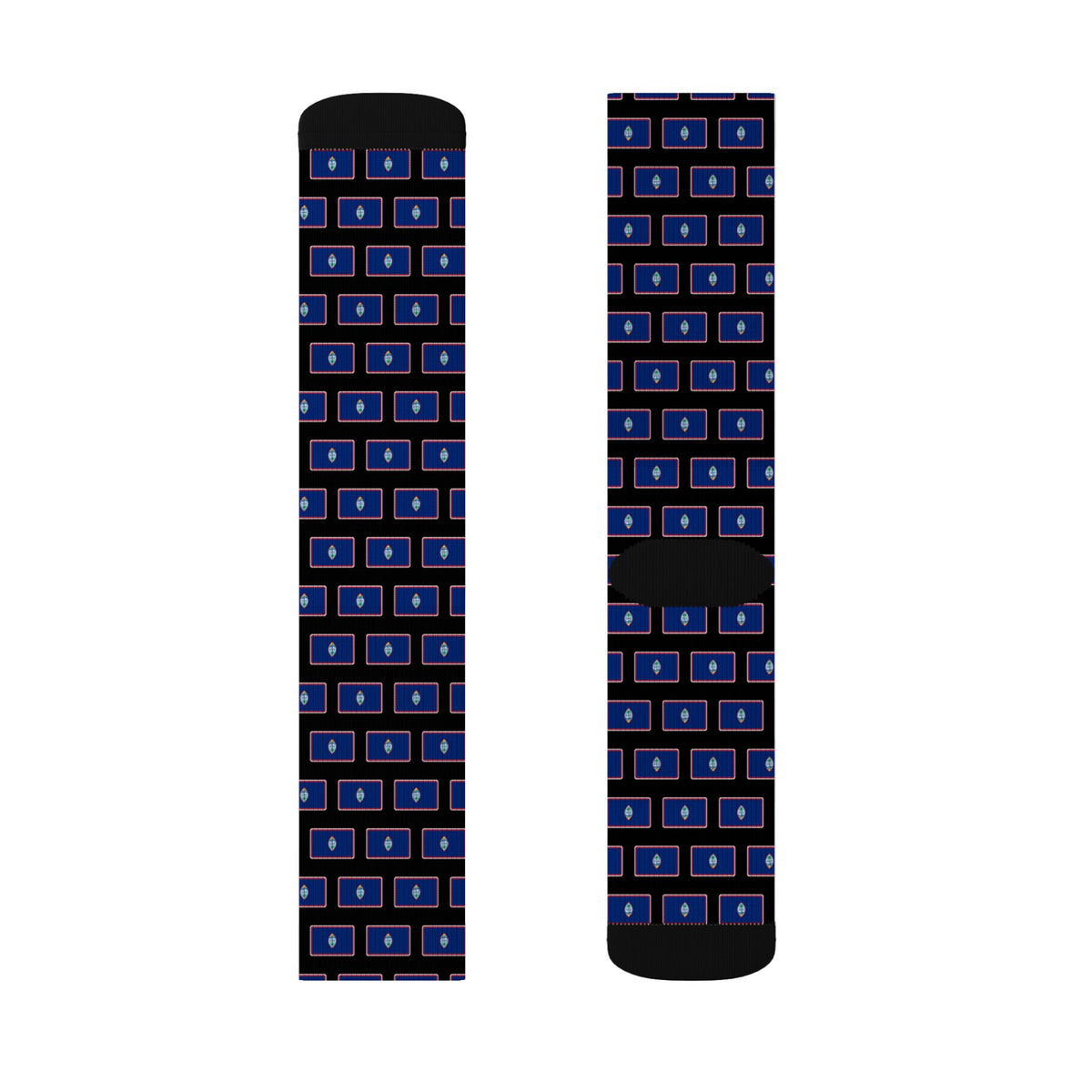 Guam Mission Flag Socks
