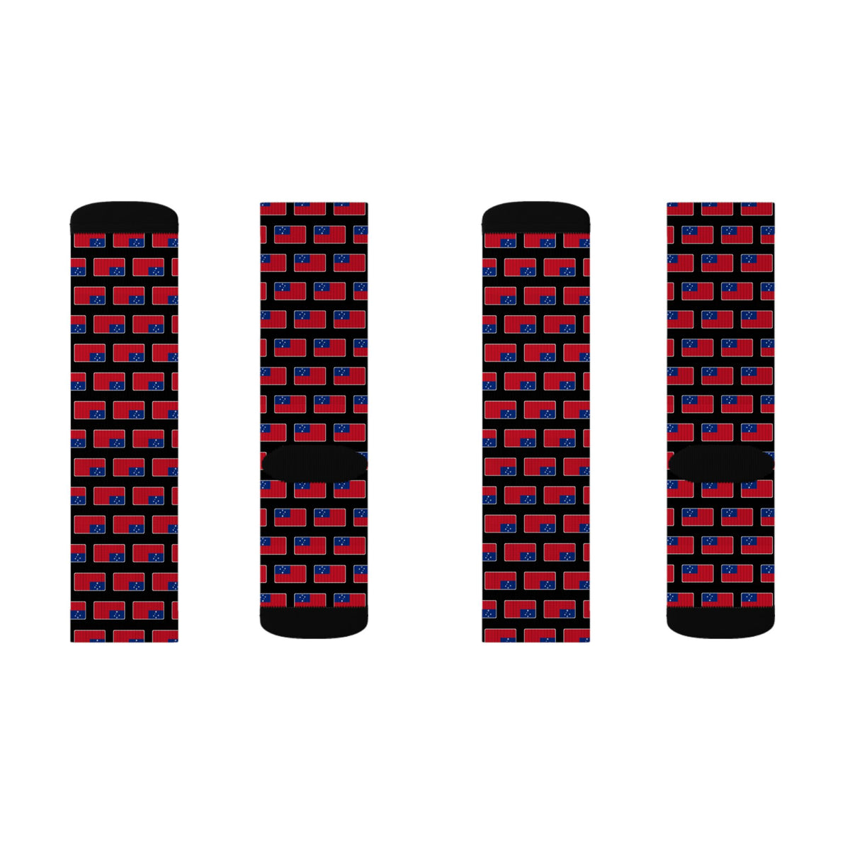 Samoa Mission Flag Socks