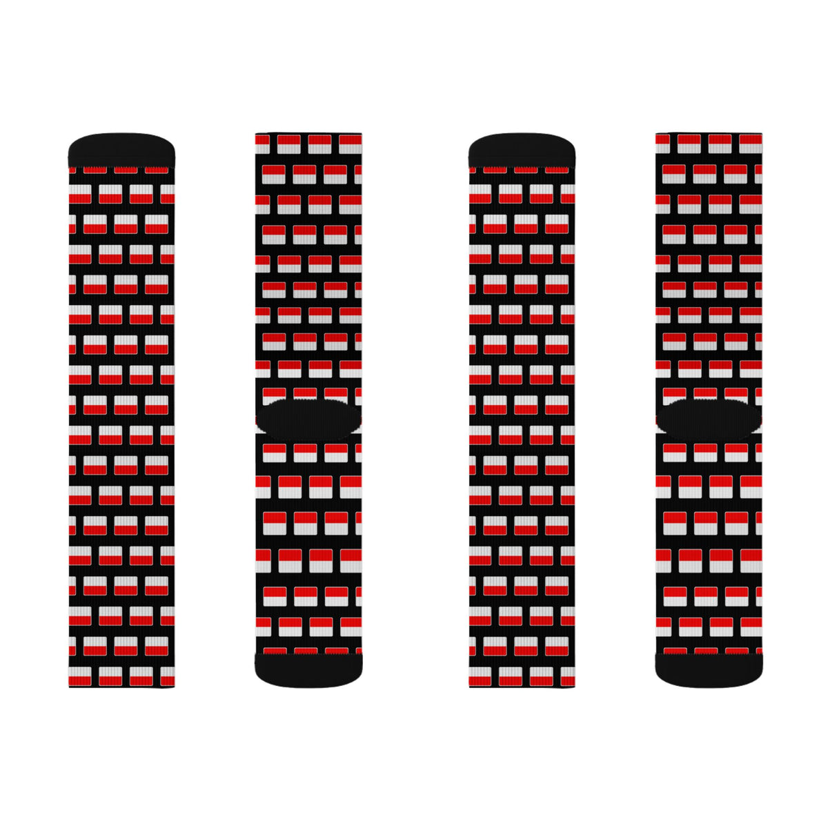 Indonesia Mission Flag Socks