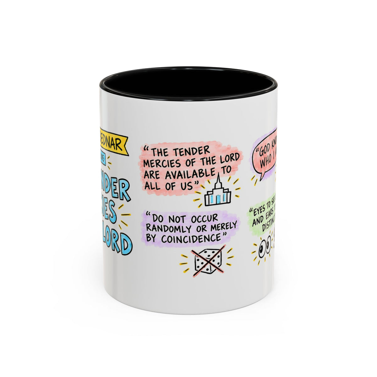 The Tender Mercies of the Lord Sketch Note Mug — David A. Bednar