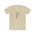 Thailand Bangkok West Mission Heart Map shirt in Cream: Thailand outline with a red heart, front view