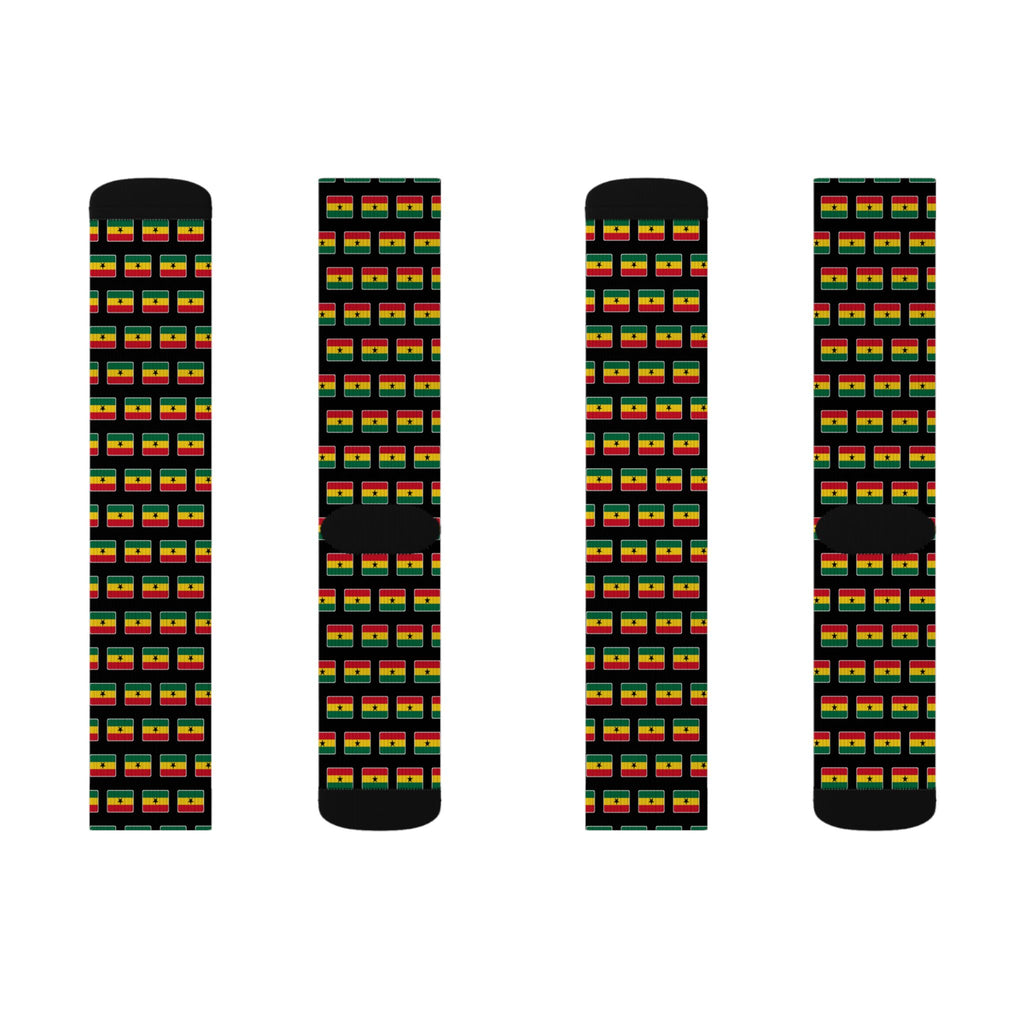 Ghana Mission Flag Socks