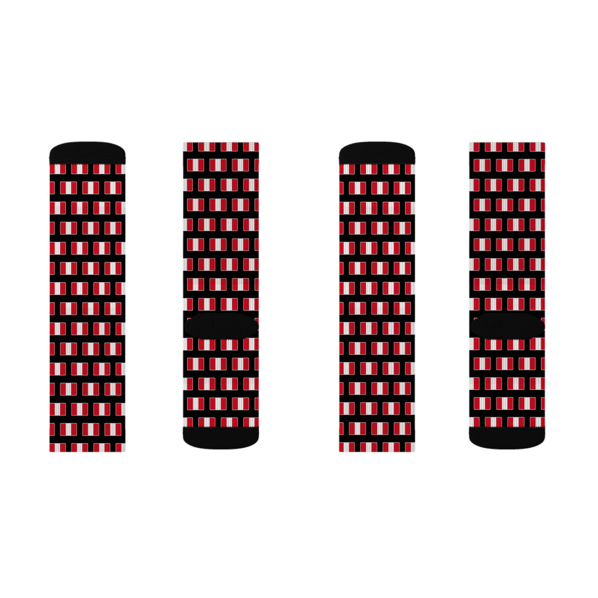 Peru Mission Flag Socks