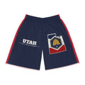 Utah Salt Lake City Mission Basketball Shorts, front view
