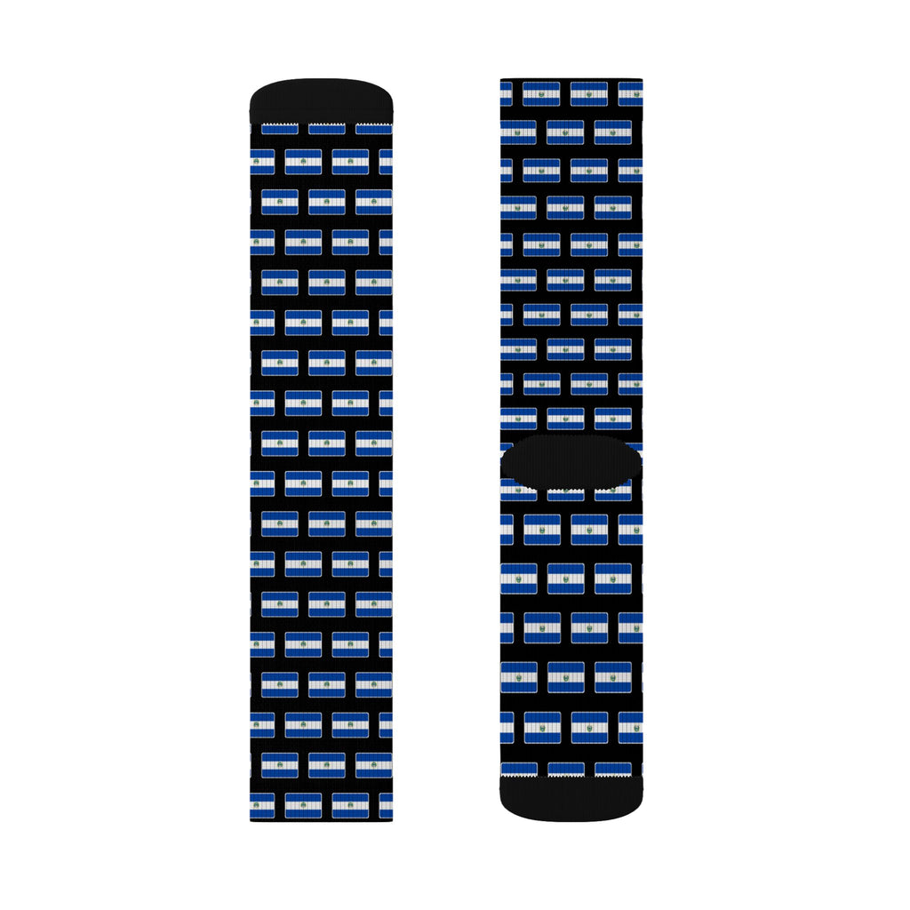 El Salvador Mission Flag Socks