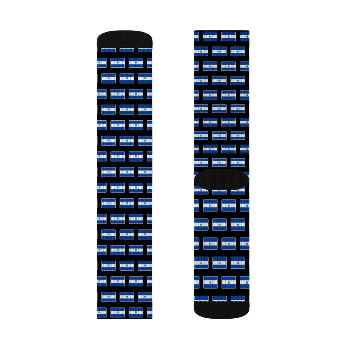 El Salvador Mission Flag Socks