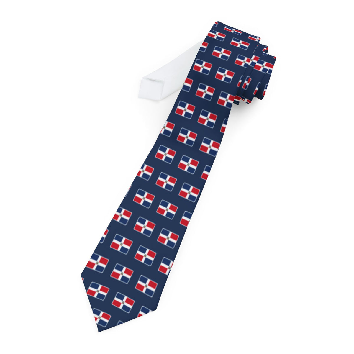 Dominican Republic Mission Flag Tie