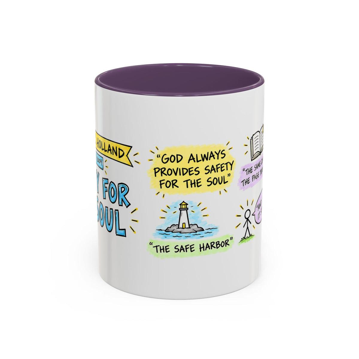 Safety for the Soul Sketch Note Mug — Jeffrey R. Holland