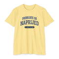 Press Forward shirt in Croatian on Banana Cream: “PROBIJATI SE NAPRIJED”, 2 Nefi 31:20