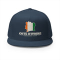 Cote d'Ivoire Yamoussoukro Mission Flag Map Trucker Hat