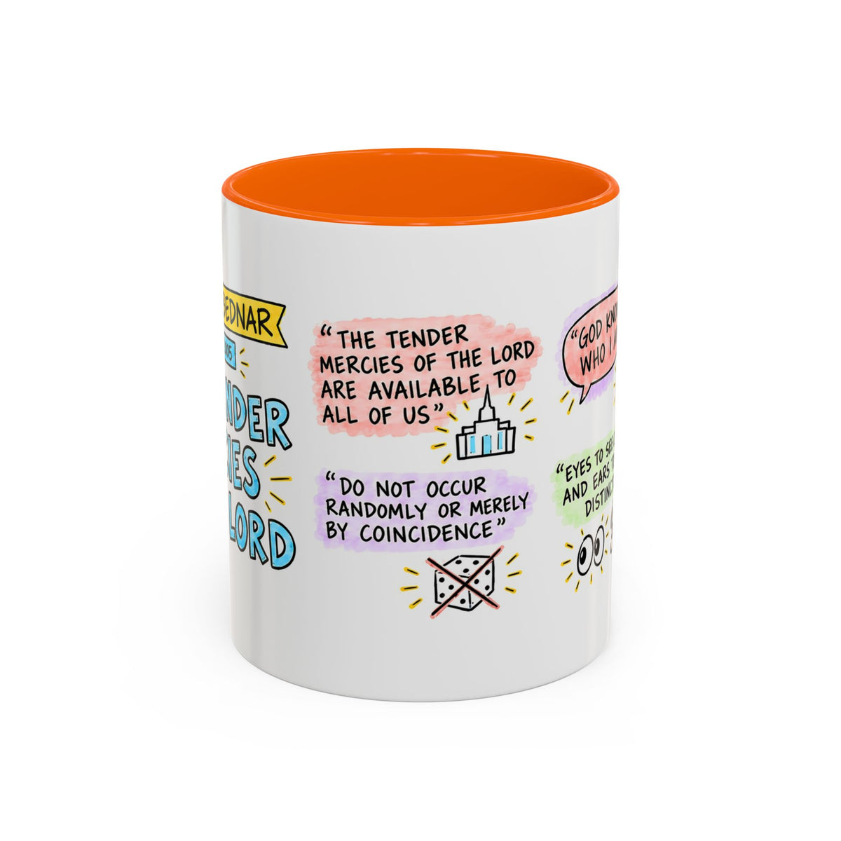 The Tender Mercies of the Lord Sketch Note Mug — David A. Bednar