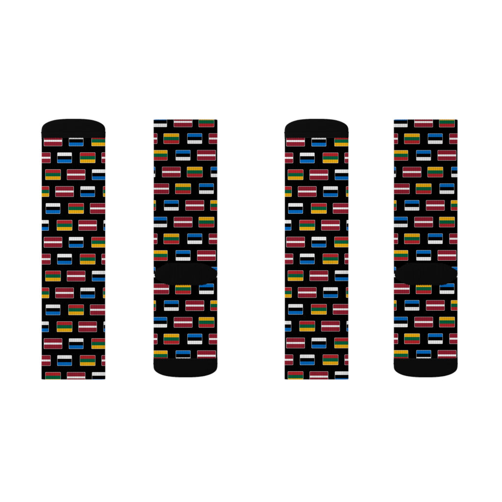 Baltic Mission Flag Socks
