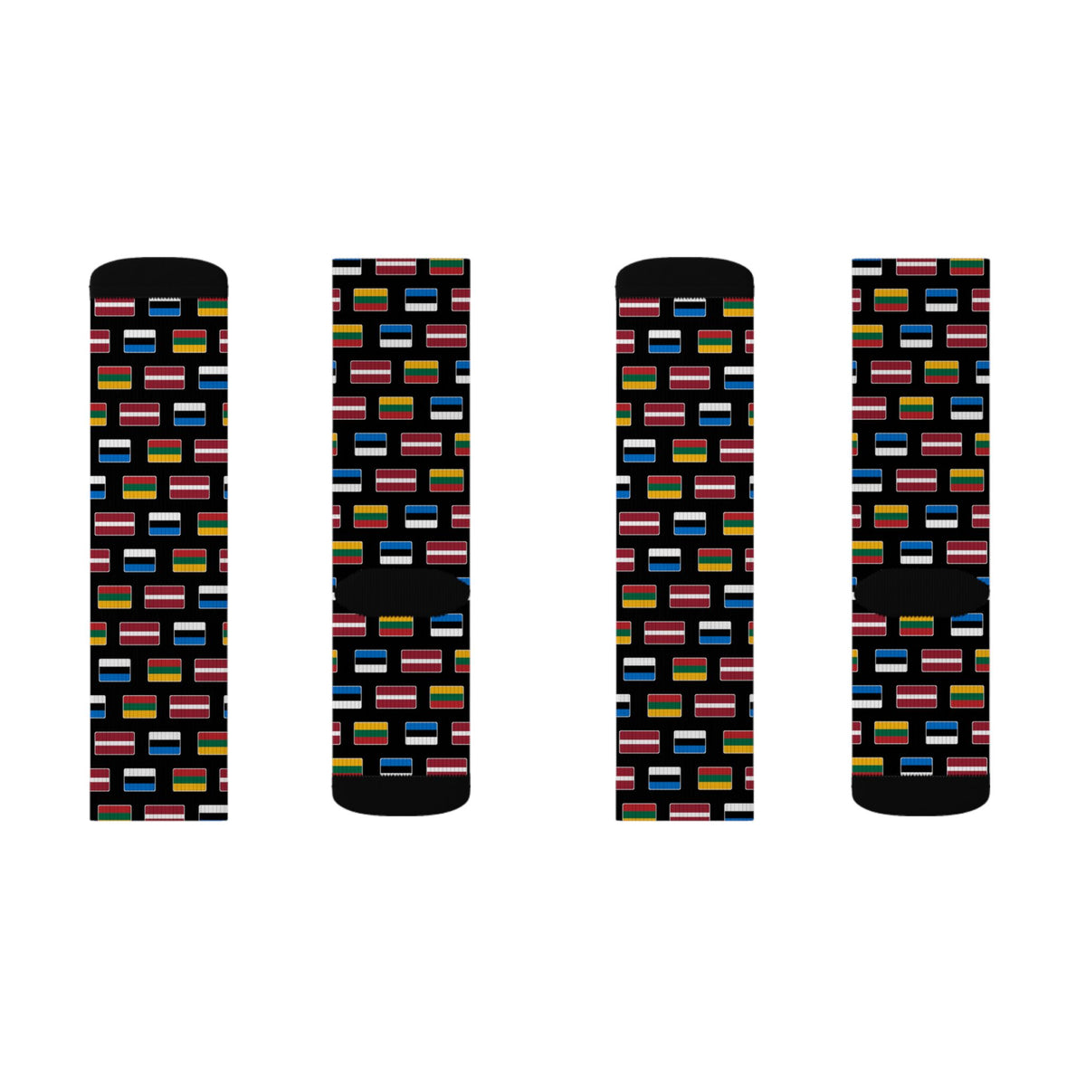 Baltic Mission Flag Socks