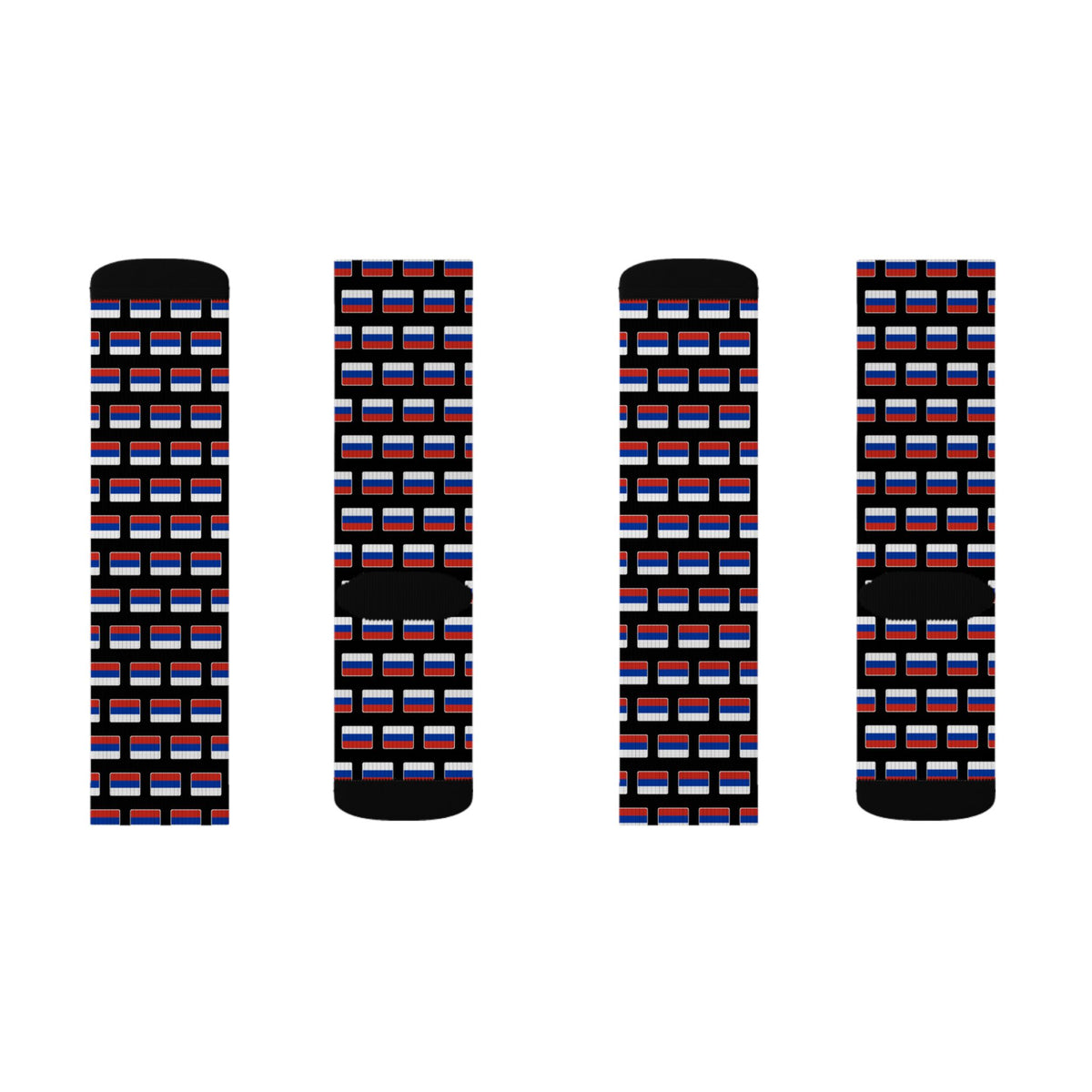 Russia Mission Flag Socks