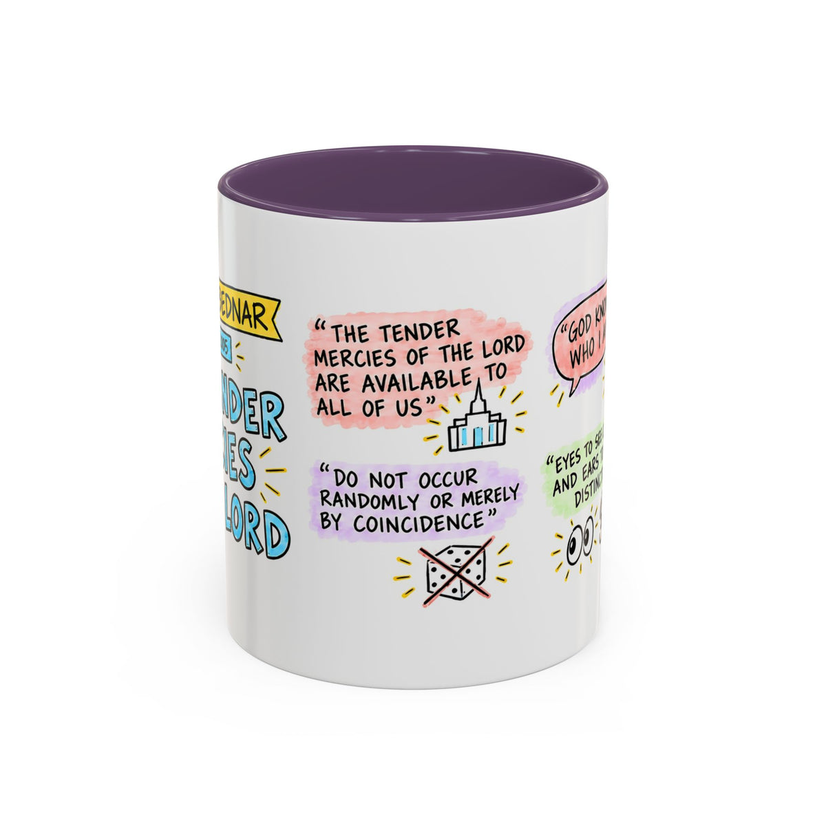 The Tender Mercies of the Lord Sketch Note Mug — David A. Bednar