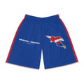Armenia/Georgia Mission Basketball Shorts, front view