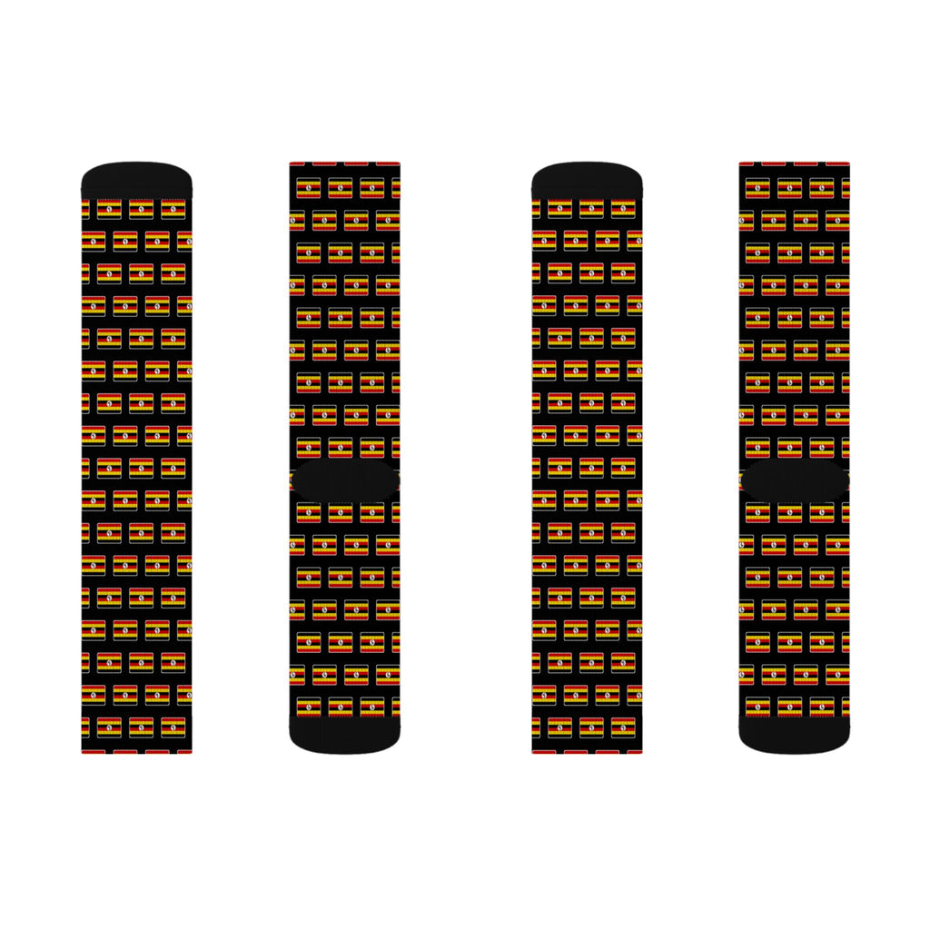 Uganda Mission Flag Socks