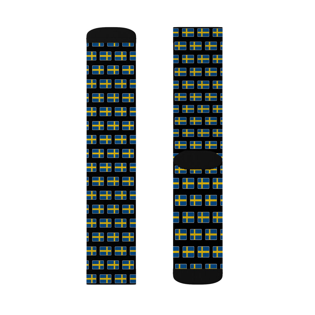 Sweden Mission Flag Socks