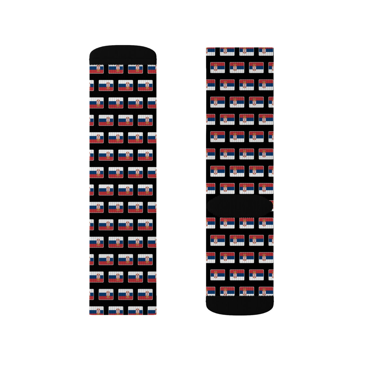 Serbia Mission Flag Socks