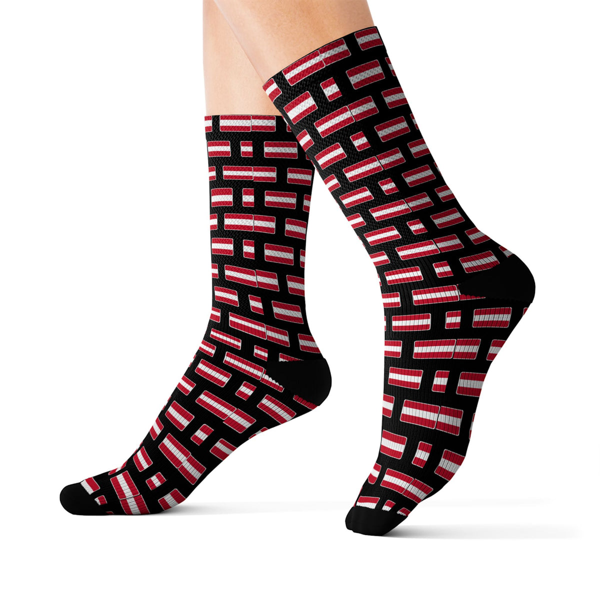 Austria Mission Flag Socks