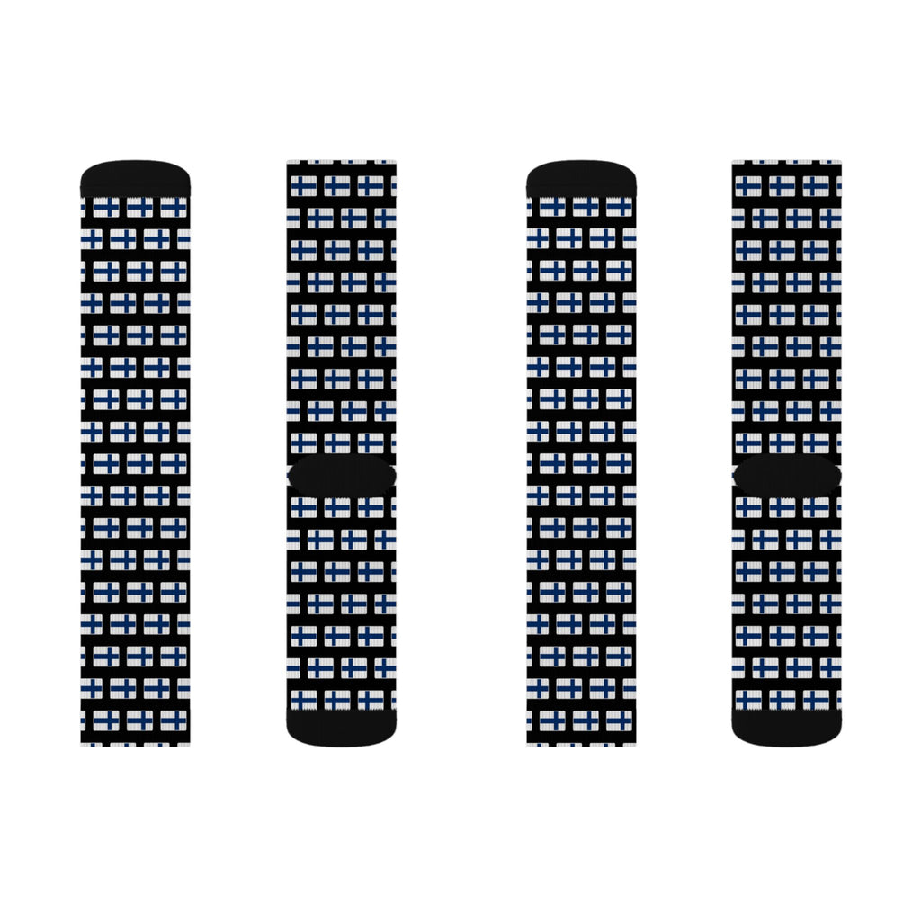 Finland Mission Flag Socks