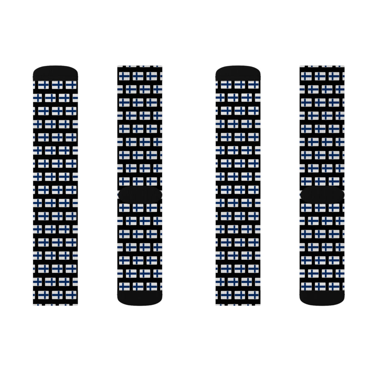 Finland Mission Flag Socks
