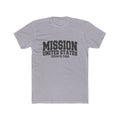 Texas El Paso Mission T-Shirt in Heather Grey, front view