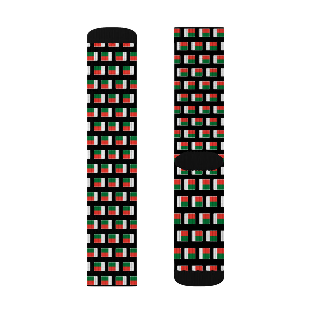 Madagascar Mission Flag Socks
