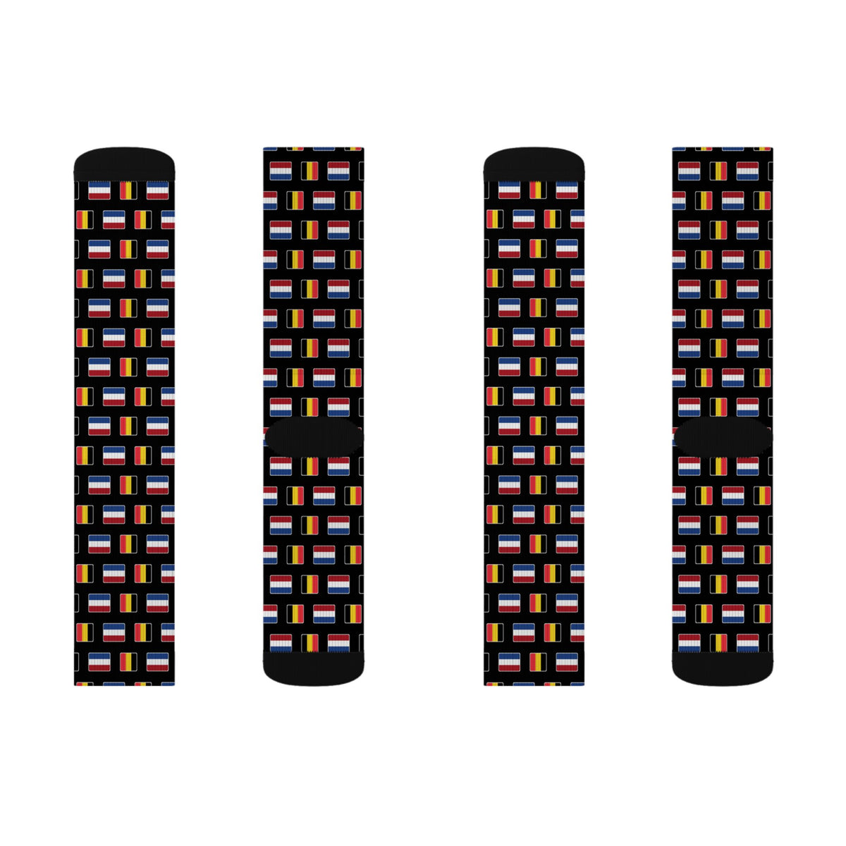 Belgium/Netherlands Mission Flag Socks