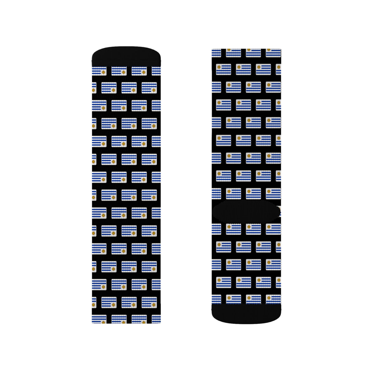 Uruguay Mission Flag Socks