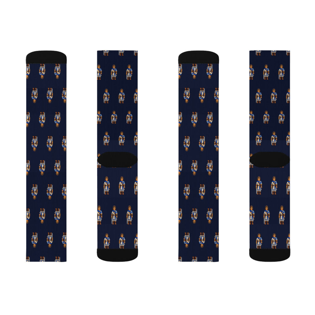 Anti-Nephi-Lehi Convert Brick Chess crew socks by Weak Things view 2